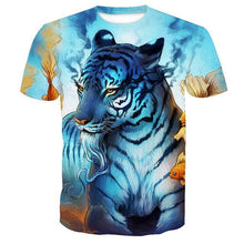 Load image into Gallery viewer, 3D Tiger T-shirt Collection V3