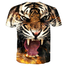 Load image into Gallery viewer, 3D Tiger T-shirt Collection V3