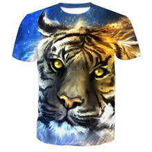 Load image into Gallery viewer, 3D Tiger T-shirt Collection V4