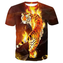 Load image into Gallery viewer, 3D Tiger T-shirt Collection V4