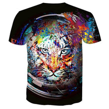 Load image into Gallery viewer, 3D Tiger T-shirt Collection V4