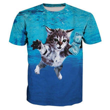 Load image into Gallery viewer, 3D Cat T-shirt Collection V1