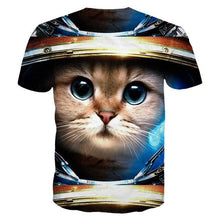 Load image into Gallery viewer, 3D Cat T-shirt Collection V3