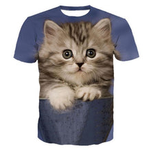 Load image into Gallery viewer, 3D Cat T-shirt Collection V3