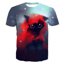 Load image into Gallery viewer, 3D Cat T-shirt Collection V3