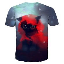 Load image into Gallery viewer, 3D Cat T-shirt Collection V3