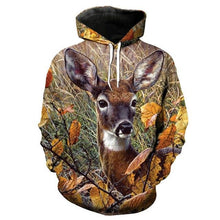 Load image into Gallery viewer, 3D Prairie deer Print Fun Hoodie