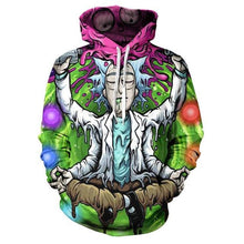 Load image into Gallery viewer, 3D Colorful Flower Hoodie