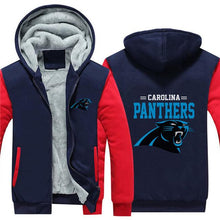 Load image into Gallery viewer, 3D Carolina Panthers Sweatshirt Jacket