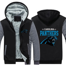 Load image into Gallery viewer, 3D Carolina Panthers Sweatshirt Jacket