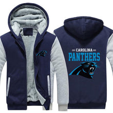 Load image into Gallery viewer, 3D Carolina Panthers Sweatshirt Jacket