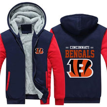 Load image into Gallery viewer, 3D Cincinnati Bengals Sweatshirt Jacket