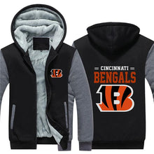 Load image into Gallery viewer, 3D Cincinnati Bengals Sweatshirt Jacket