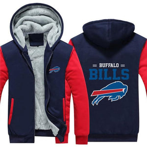 3D Buffalo Bills Sweatshirt Jacket