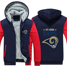 Load image into Gallery viewer, 3D ST Louis Rams Sweatshirt Jacket