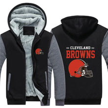 Load image into Gallery viewer, 3D Cleveland Browns Sweatshirt Jacket