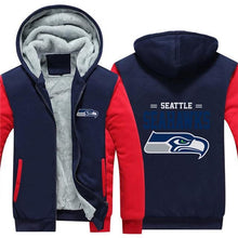 Load image into Gallery viewer, 3D Seattle Seahawks Sweatshirt Jacket