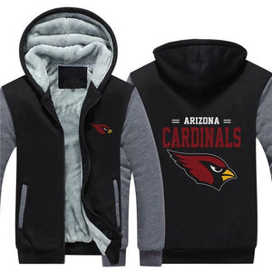 3D Arizona Cardinals Sweatshirt Jacket