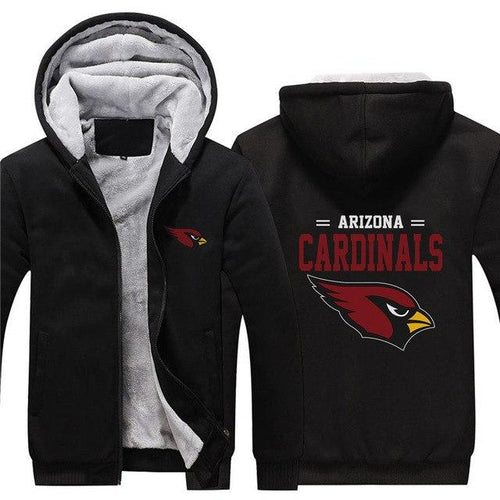 3D Arizona Cardinals Sweatshirt Jacket