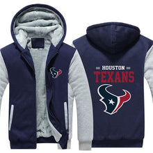 Load image into Gallery viewer, 3D Houston Texans Sweatshirt Jacket