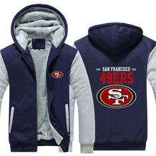 Load image into Gallery viewer, 3D San Francisco 49ers Sweatshirt Jacket