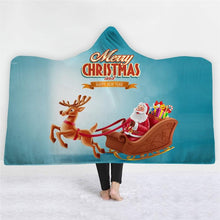 Load image into Gallery viewer, 3D Popular Christmas gift plus velvet warm sleeping blanket fashion