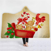 Load image into Gallery viewer, 3D Popular Christmas gift plus velvet warm sleeping blanket fashion