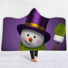 Load image into Gallery viewer, 3D Popular Christmas gift plus velvet warm sleeping blanket fashion