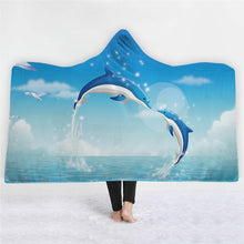 Load image into Gallery viewer, 3D Dolphin Blanket V8