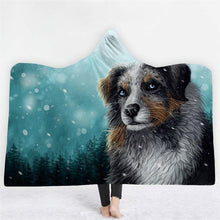 Load image into Gallery viewer, 3D Best friend cute dog print cloak blanket thick warm warm robe