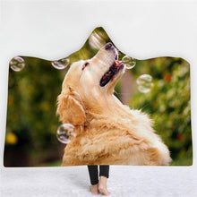 Load image into Gallery viewer, 3D Best friend cute dog print cloak blanket thick warm warm robe