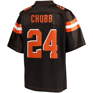 Men's Cleveland Browns Nick Chubb NFL Pro Line Brown Player Jersey