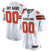 Load image into Gallery viewer, Nike Men&#39;s Cleveland Browns Customized White Game Jersey