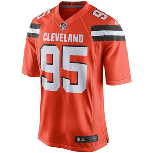 Men's Cleveland Browns Myles Garrett Nike Orange Alternate Game Jersey