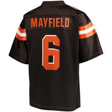 Load image into Gallery viewer, Men&#39;s Cleveland Browns Baker Mayfield NFL Pro Line Brown Player Jersey