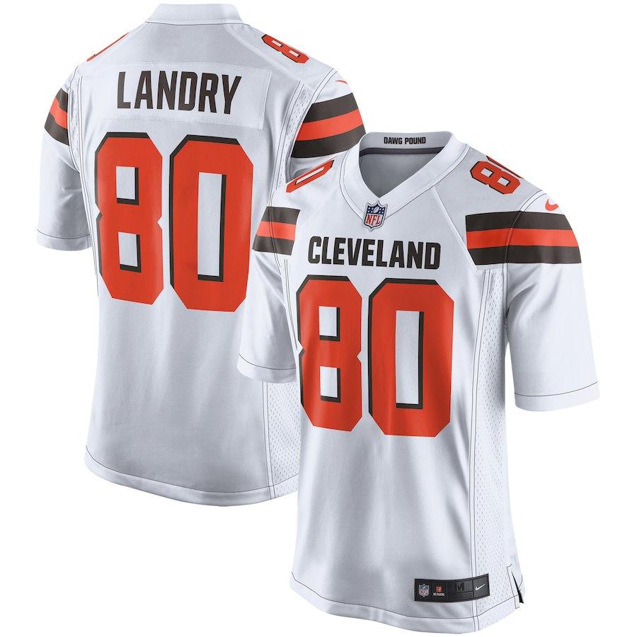 Men's Cleveland Browns Jarvis Landry Nike Orange Player Game Jersey