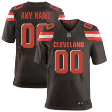 Load image into Gallery viewer, Men&#39;s Cleveland Browns Nike Orange Custom Alternate Elite Jersey