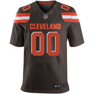 Men's Cleveland Browns Nike Orange Custom Alternate Elite Jersey