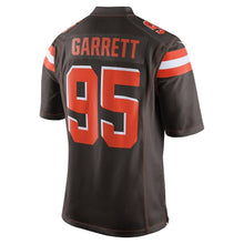 Load image into Gallery viewer, Men&#39;s Cleveland Browns Myles Garrett Nike Brown Game Jersey