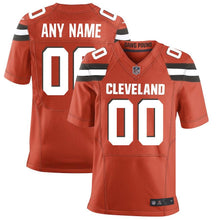 Load image into Gallery viewer, Men&#39;s Cleveland Browns Nike White Elite Custom Jersey