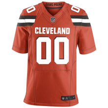 Load image into Gallery viewer, Men&#39;s Cleveland Browns Nike White Elite Custom Jersey