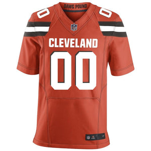 Men's Cleveland Browns Nike White Elite Custom Jersey