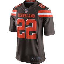 Load image into Gallery viewer, Men&#39;s Cleveland Browns Jabrill Peppers Nike Brown Game Jersey