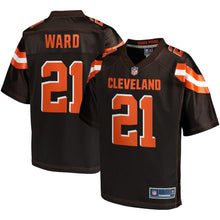 Load image into Gallery viewer, Men&#39;s Cleveland Browns Denzel Ward NFL Pro Line Brown Team Color Player Jersey