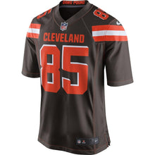 Load image into Gallery viewer, Men&#39;s Cleveland Browns David Njoku Nike Brown Game Jersey