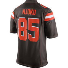 Load image into Gallery viewer, Men&#39;s Cleveland Browns David Njoku Nike Brown Game Jersey