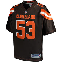 Load image into Gallery viewer, Men&#39;s Cleveland Browns Joe Schobert NFL Pro Line Brown Player Jersey