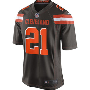 Men's Cleveland Browns Denzel Ward Nike Brown Game Jersey
