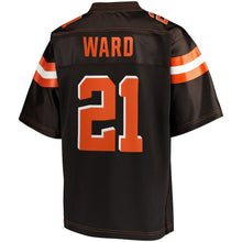 Load image into Gallery viewer, Men&#39;s Cleveland Browns Denzel Ward NFL Pro Line Brown Team Color Player Jersey